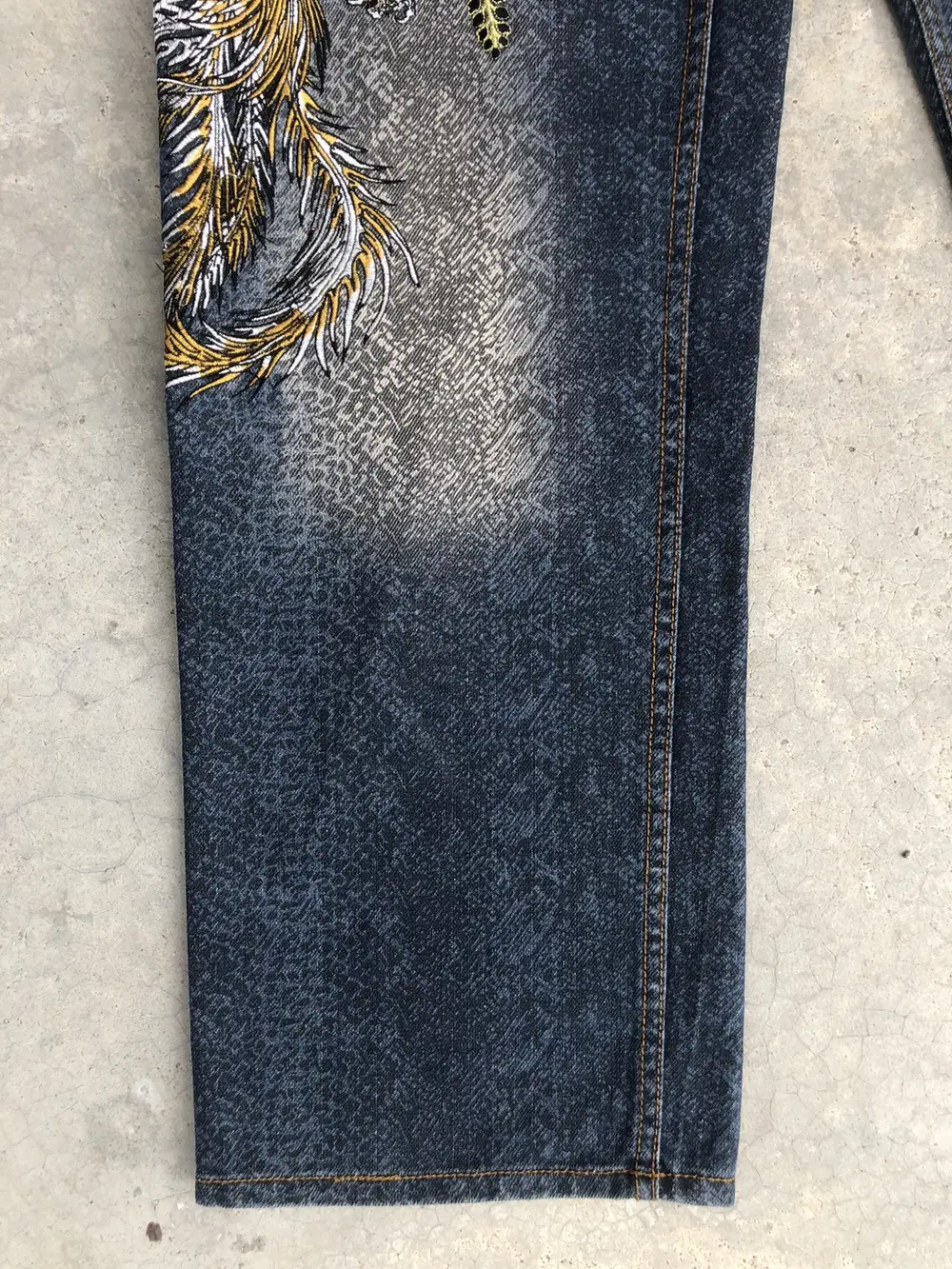 PHOENIX EMBROIDERY DENIM