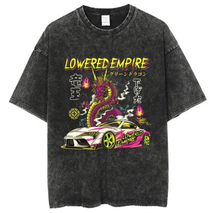 Unisex Vintage Solid Wash Denim T-Shirts 1009