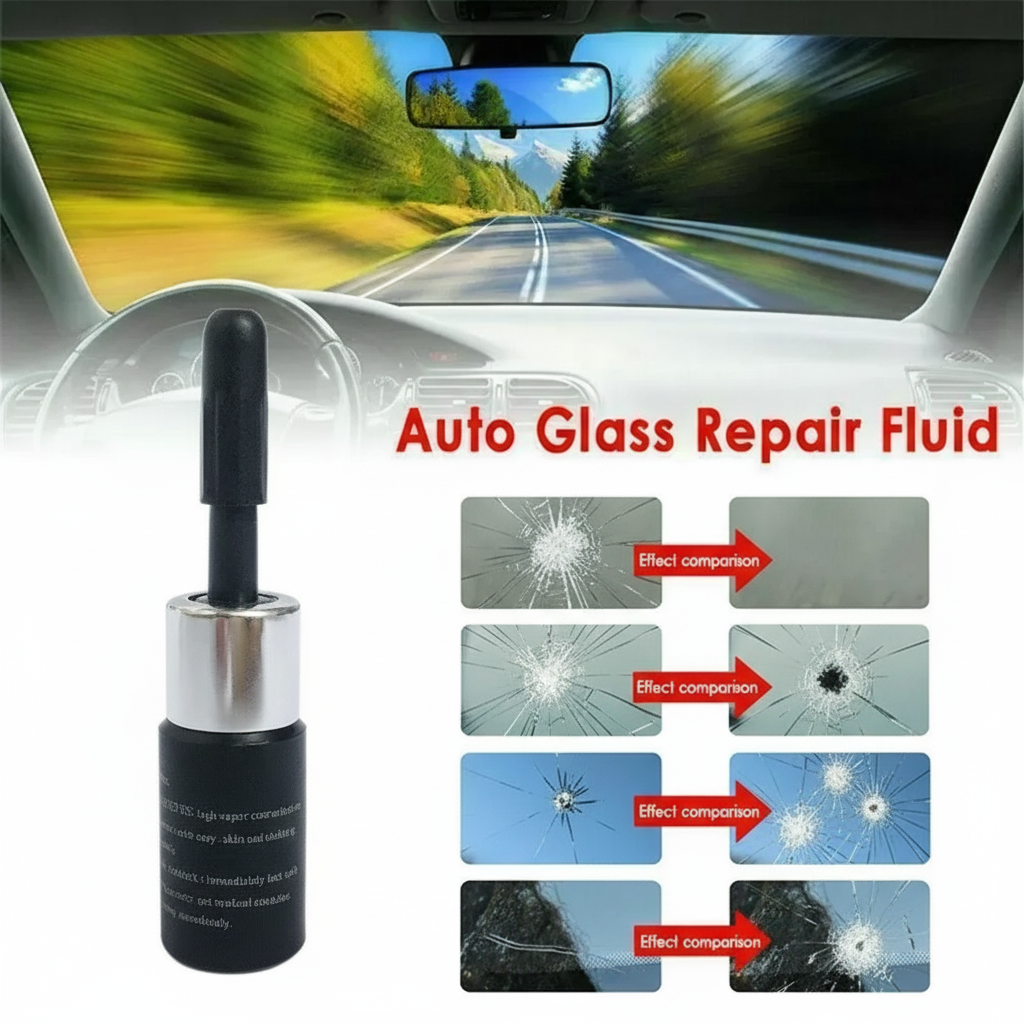 Glass Crack Nano Repair Fluid For Car Windshield – Quick, Easy, And Effective Solution To Repair Cracks