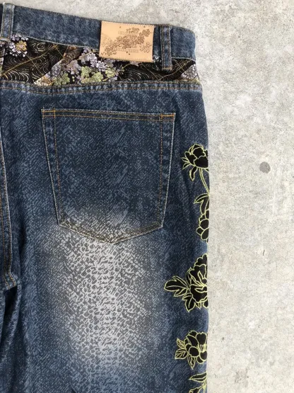 PHOENIX EMBROIDERY DENIM
