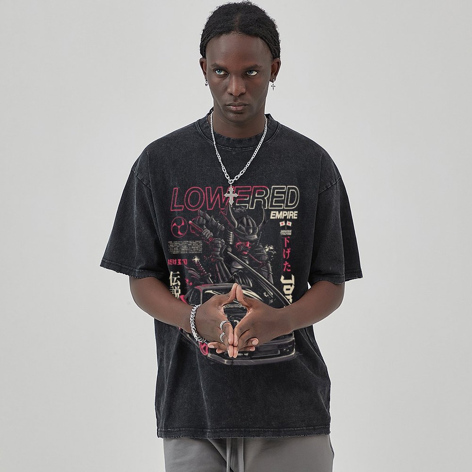 Unisex Vintage Solid Wash Denim T-Shirts 1010