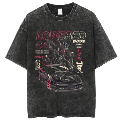 Unisex Vintage Solid Wash Denim T-Shirts 1010