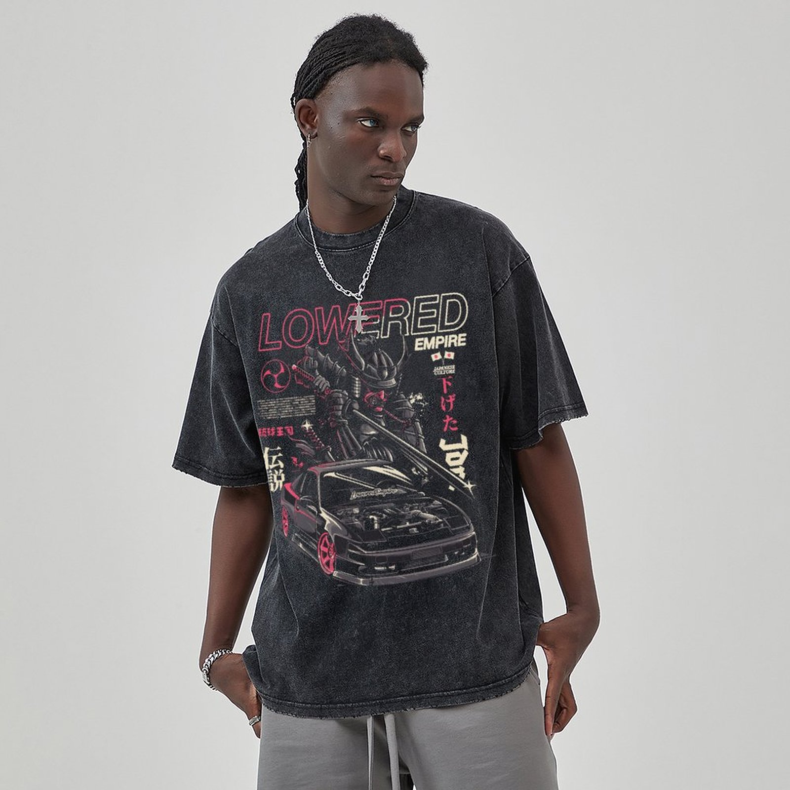 Unisex Vintage Solid Wash Denim T-Shirts 1010