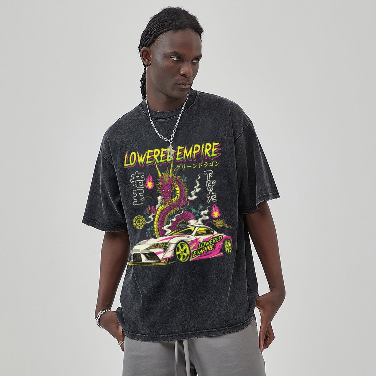 Unisex Vintage Solid Wash Denim T-Shirts 1009