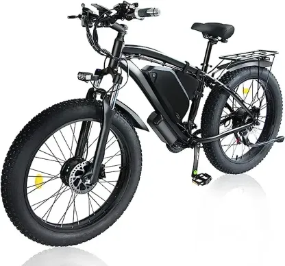 poerious™ Wide tire electric bike with 1000W 48V/17.5Ah removable battery 31MPH