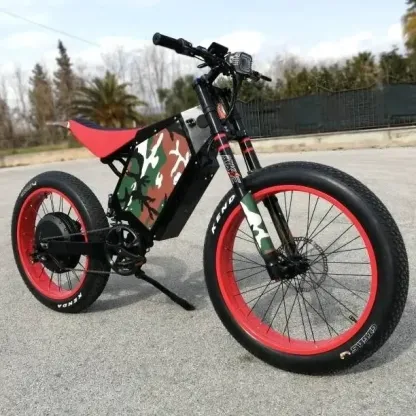  26 inch 72v 15000w electric dirt bike electric bicycle