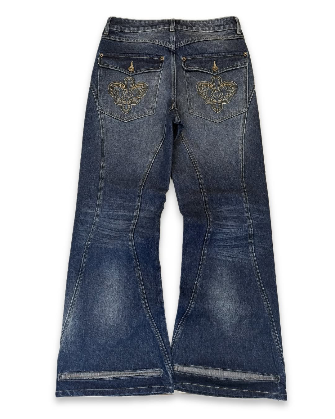 VINTAGE FLARED DENIM JEANS