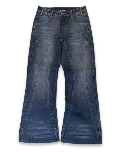VINTAGE FLARED DENIM JEANS