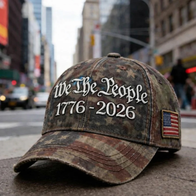 🏆Flash Sale 60% OFF - 🇺🇸 We The People – 1776–2026 Patriotic Commemorative Cap