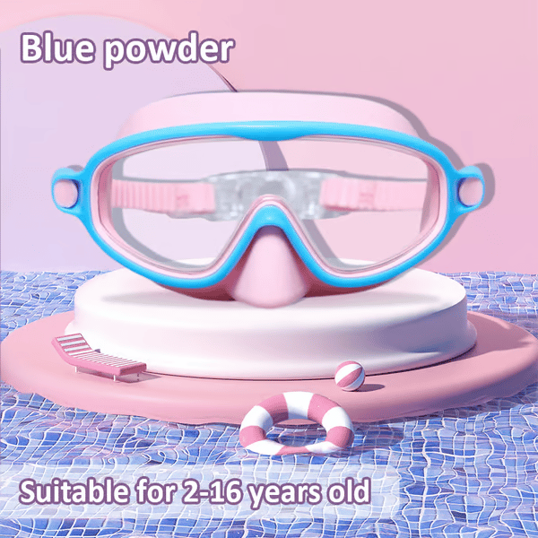 🏊‍♀️Last Day Buy 1 Get 1 Free🏊‍♀️-HD children's large frame waterproof and anti-fog swimming goggles🏊‍♀️