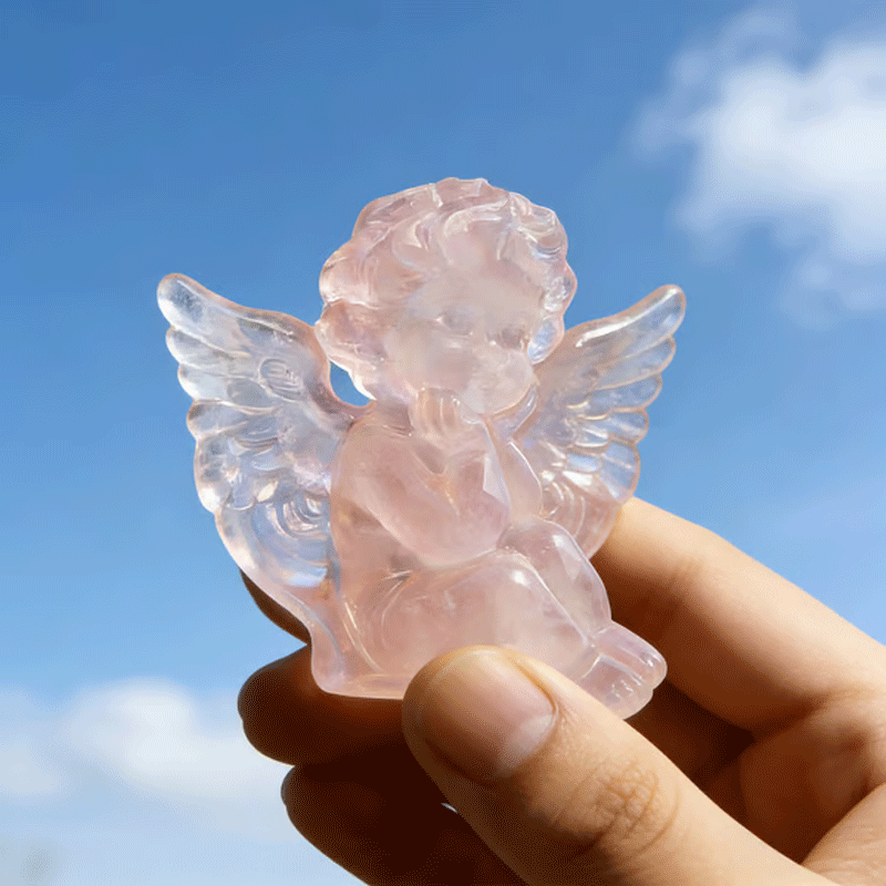 💘2026 Valentine's Talisman: Rose Quartz Cupid — A Symbol of Loving Guardian & Heartfelt Connection