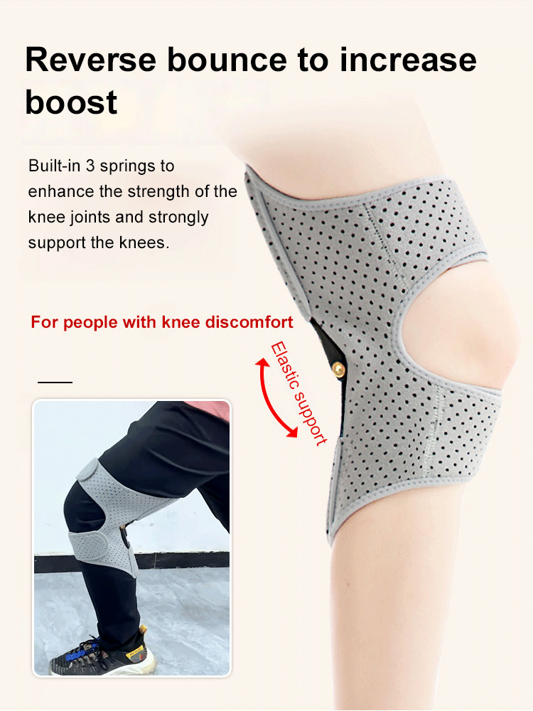 💖[Climb 8 floors effortlessly] Knee boosters relieve knee fatigue and instantly reduce knee pressure, suitable for various scenarios!