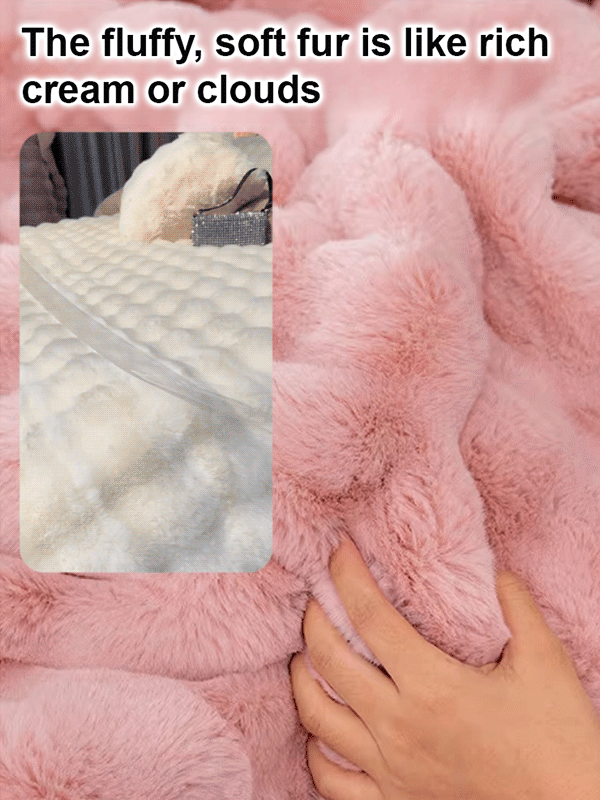 Five-star quality double-sided fleece bedding, warm and frost-resistant.