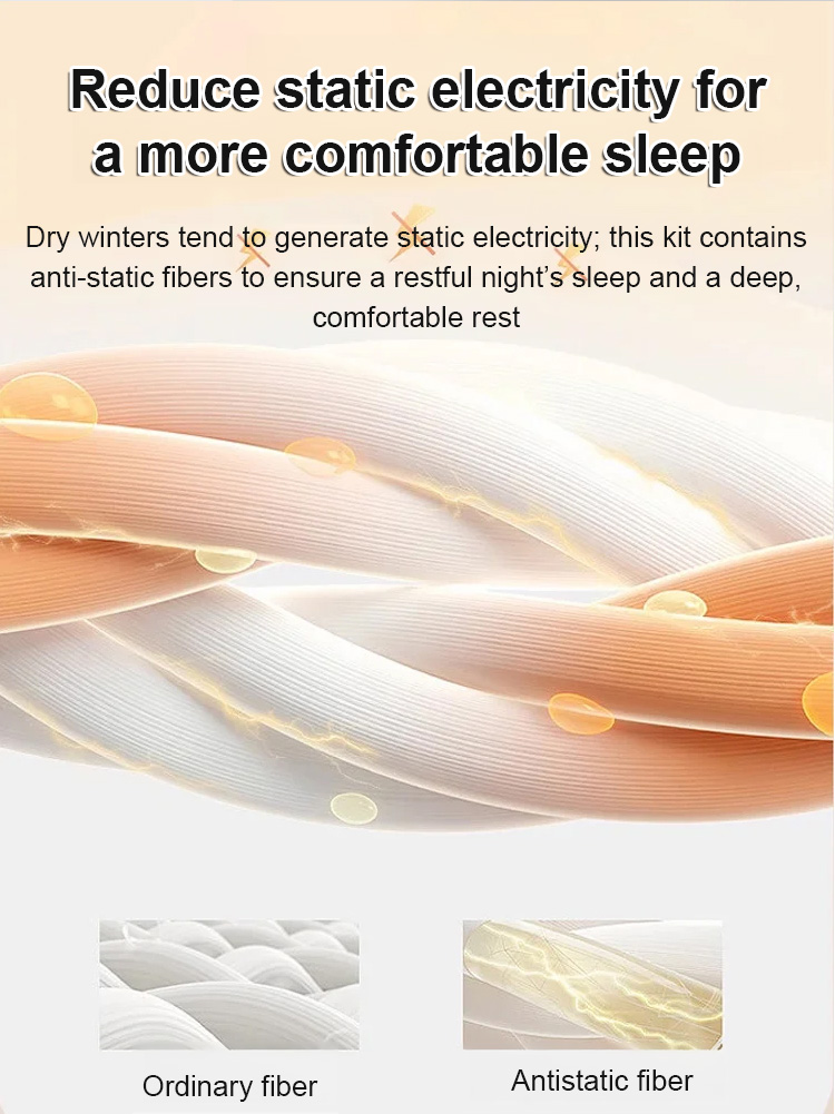 Five-star quality double-sided fleece bedding, warm and frost-resistant.