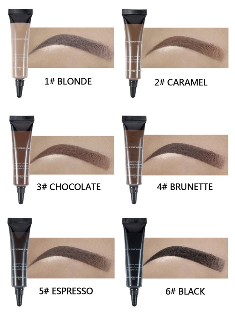 【Recommended by a senior makeup artist】7-day long-lasting perfect eyebrow makeup，Sweat-proof, waterproof, and smudge-proof, It's simple and easy to use.