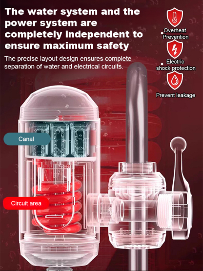 【Instant hot water】Get instant hot water in just 3 seconds—say goodbye to icy dishes and face washes forever