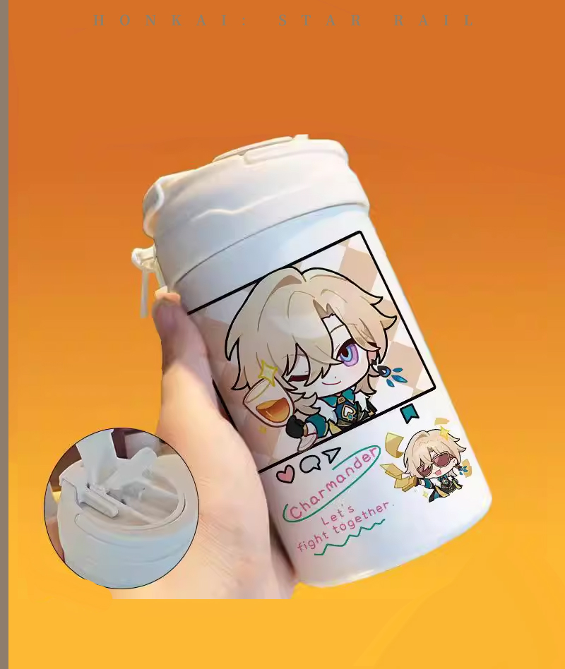 Honkai: Star Rail Robin Aventurine Thermos Water Bottles