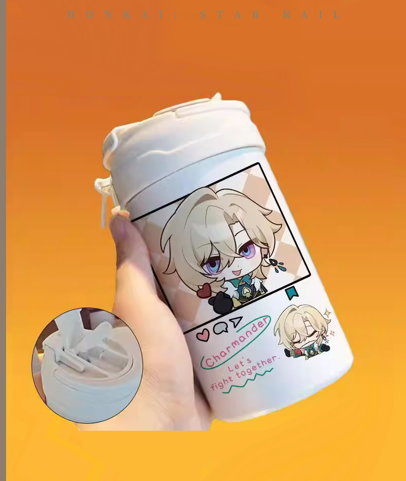 Honkai: Star Rail Robin Aventurine Thermos Water Bottles