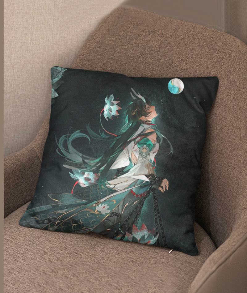 Honkai: Star Rail Dan Heng Imbibitor Lunae Throw Pillows