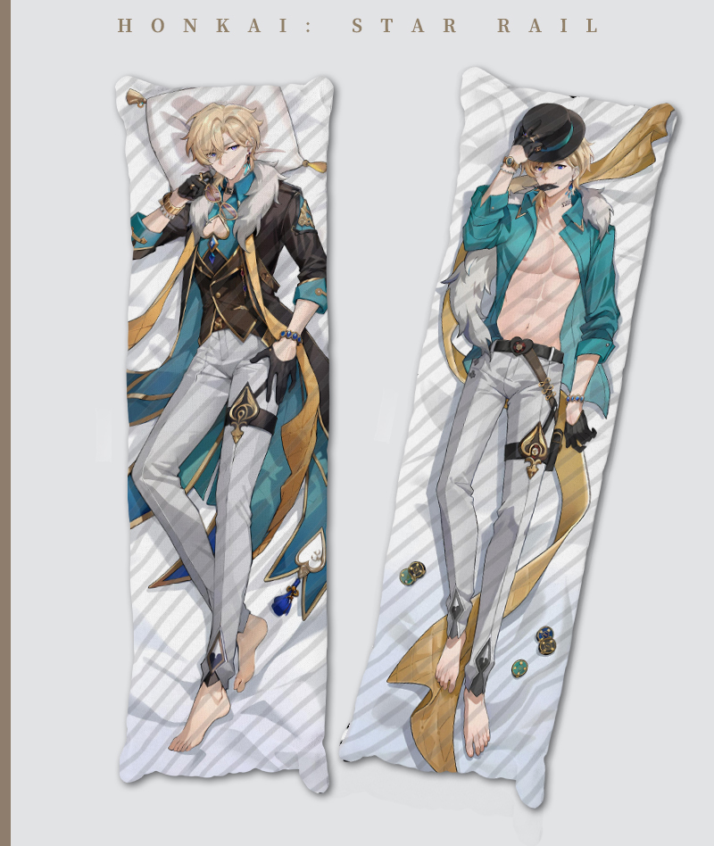 Honkai: Star Rail Aventurine Dakimakura Hugging Body Pillow