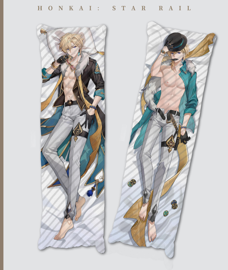 Honkai: Star Rail Aventurine Dakimakura Hugging Body Pillow