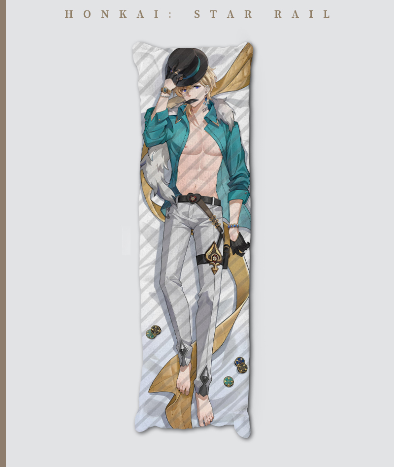 Honkai: Star Rail Aventurine Dakimakura Hugging Body Pillow