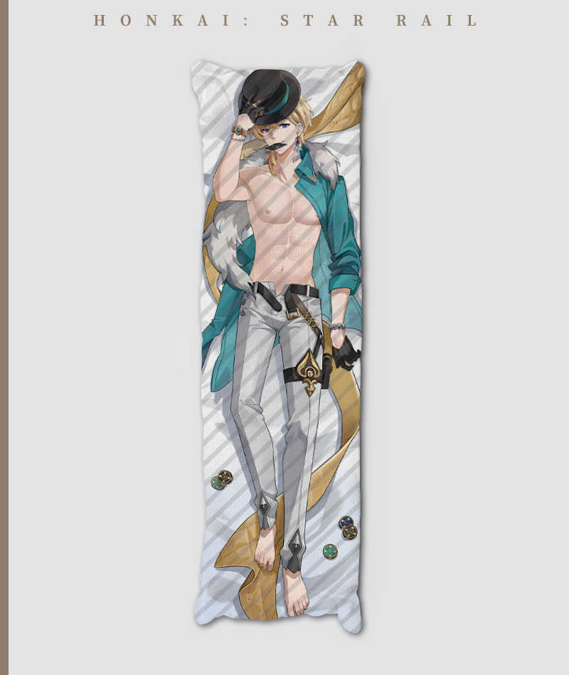 Honkai: Star Rail Aventurine Dakimakura Hugging Body Pillow