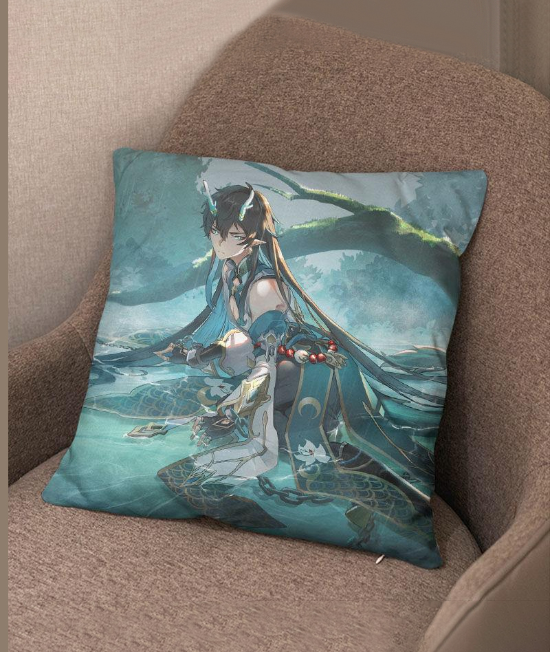 Honkai: Star Rail Dan Heng Imbibitor Lunae Throw Pillows