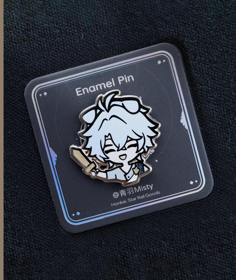 104-[Copy]Honkai: Star Rail Phainon Mydei Holo Badge & Shikishi
