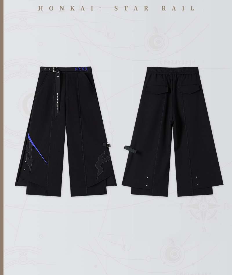 [Official Merch] Honkai: Star Rail Acheron Impression Wide-Leg Pants