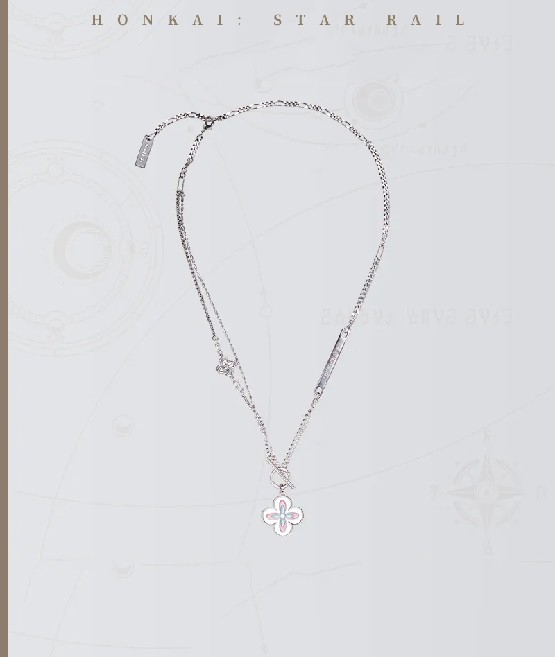 [Official Merch] HSR March 7th Impression Brooch & Necklace Jewelry