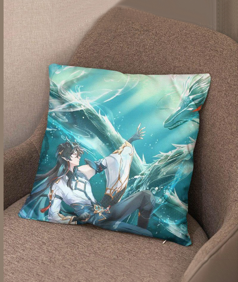 Honkai: Star Rail Dan Heng Imbibitor Lunae Throw Pillows