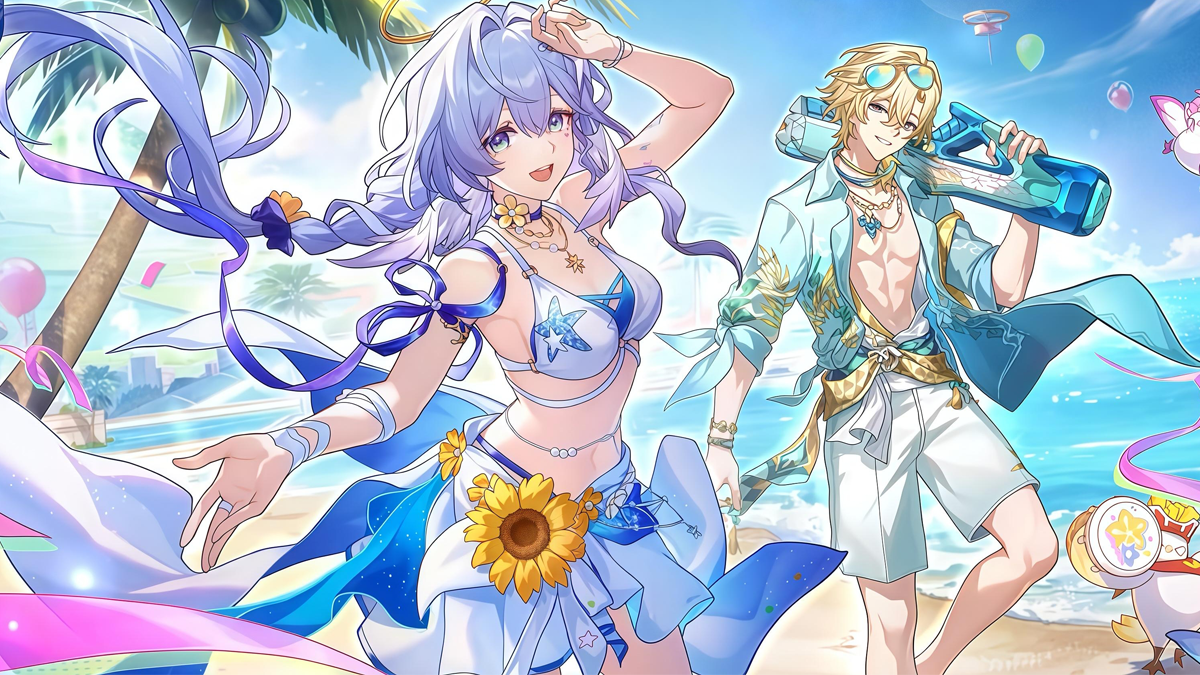 Honkai Star Rail Robin • Summeretto and Aventurine • Waveflair
