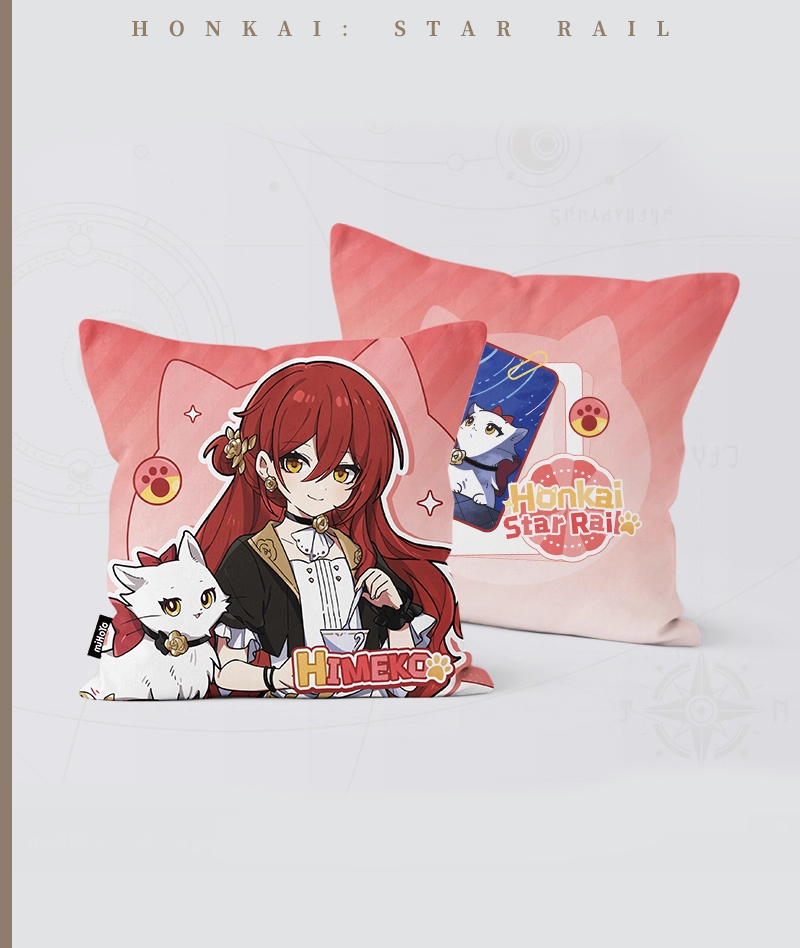 [Official Merch] HSR Chibi Cat Series Throw Pillow