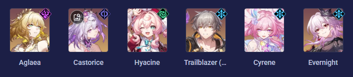 Honkai Star Rail Remembrance characters