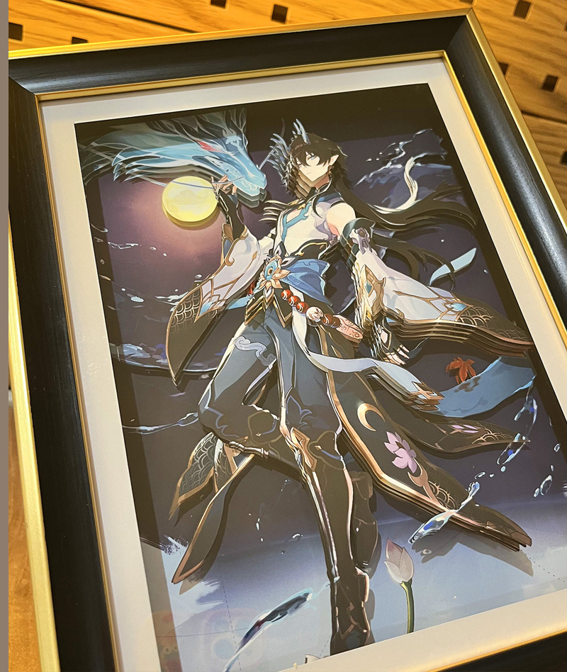 Honkai: Star Rail 3D Hollow-Out Desk Art Decor