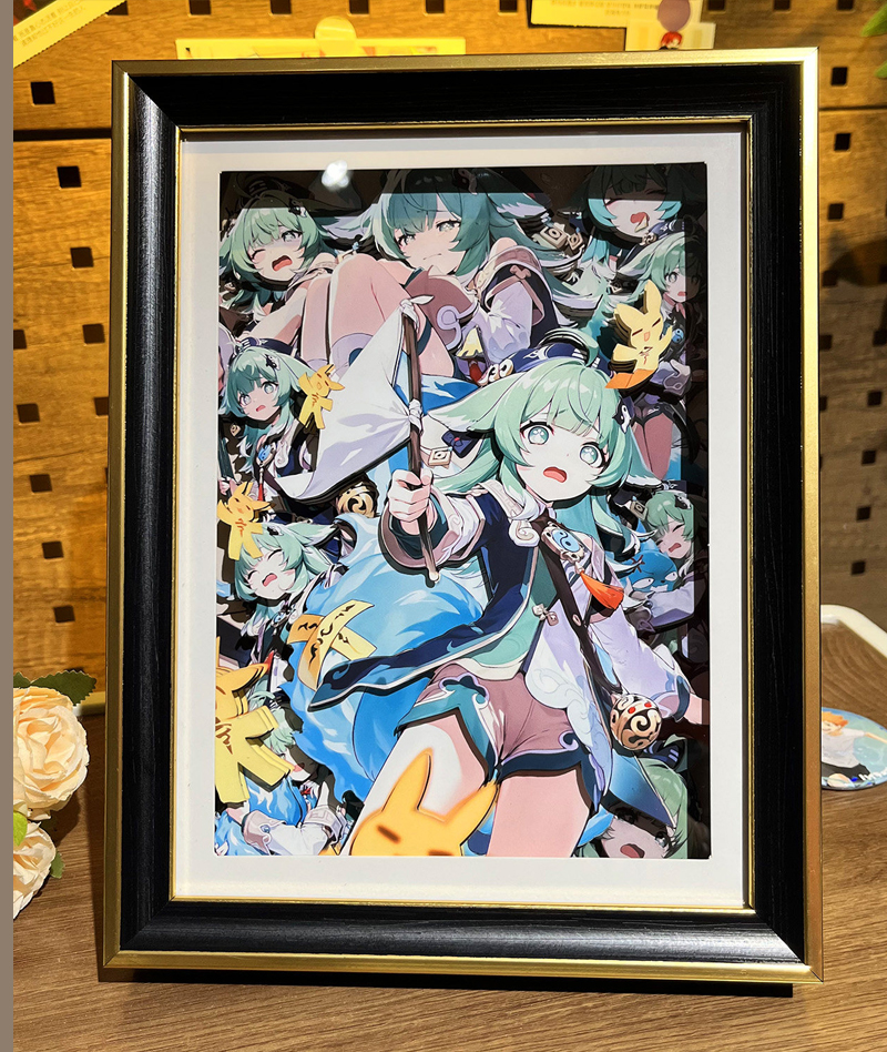 Honkai: Star Rail 3D Hollow-Out Desk Art Decor