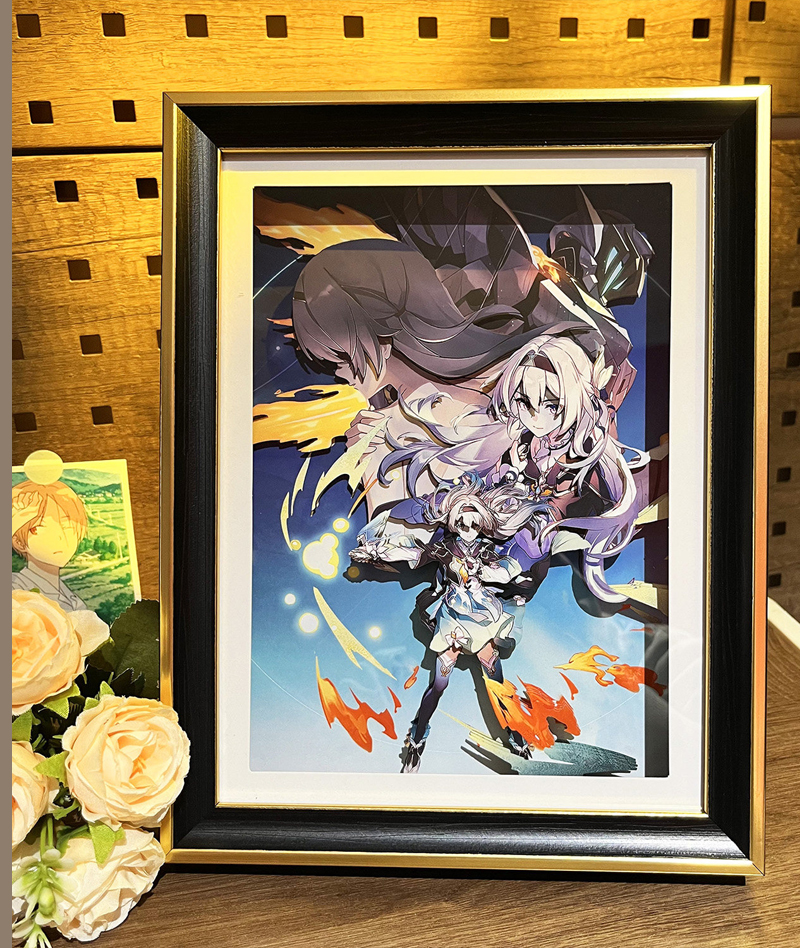 Honkai: Star Rail 3D Hollow-Out Desk Art Decor