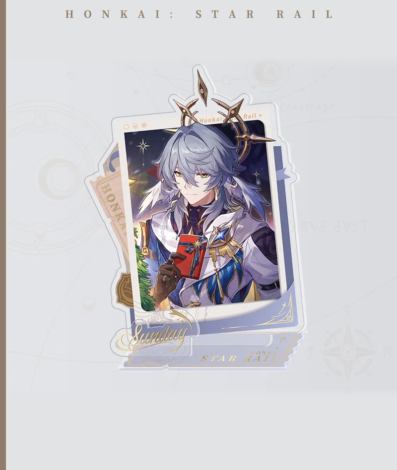 406-[Copy][Official Merch] Honkai: Star Rail Chibi Stand Adventures on the Astral Express