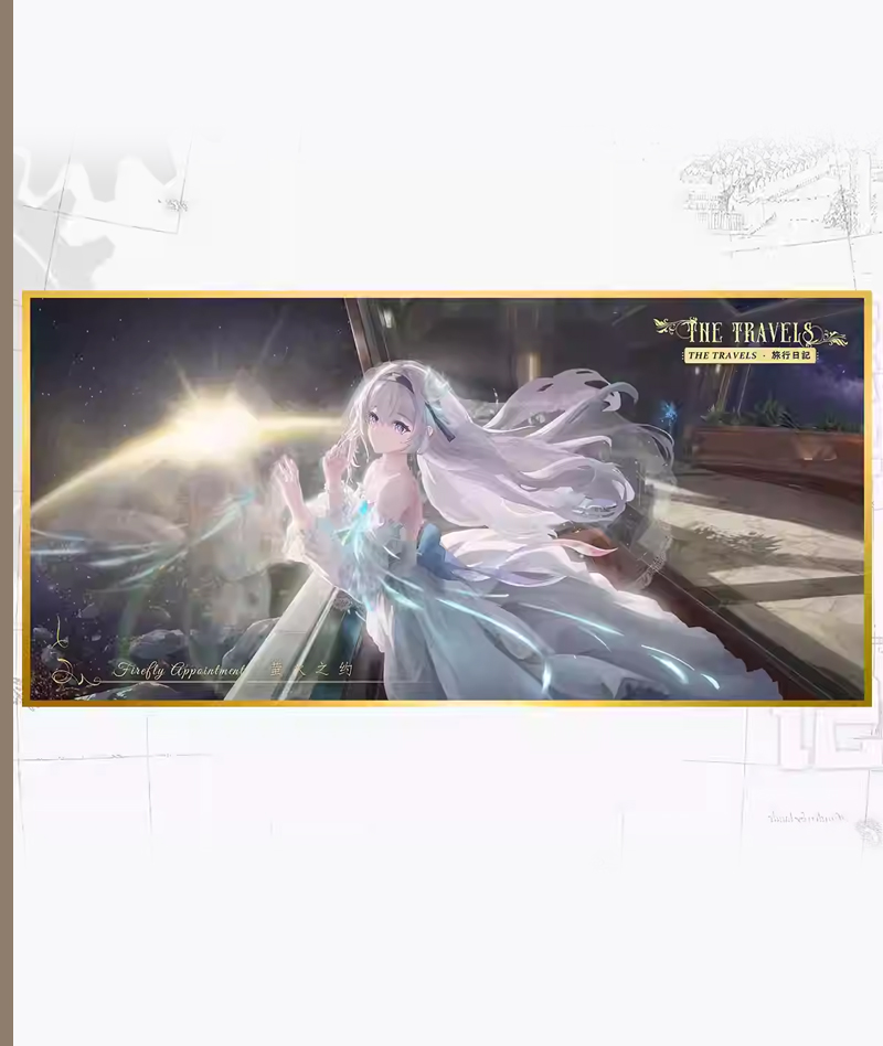Honkai: Star Rail "Travel Diary" Shikishi Art Board - Castorice, Firefly & Robin