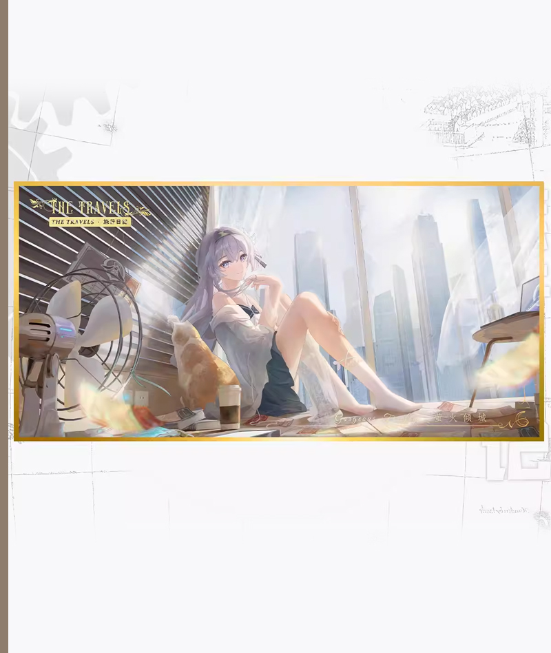 Honkai: Star Rail "Travel Diary" Shikishi Art Board - Castorice, Firefly & Robin