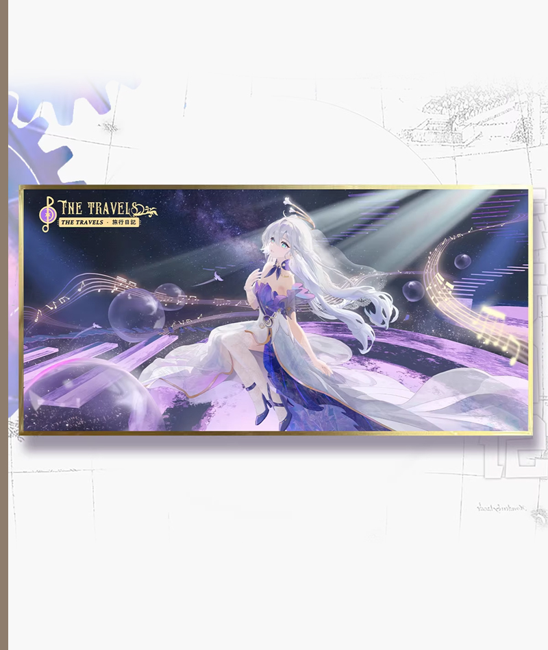 Honkai: Star Rail "Travel Diary" Shikishi Art Board - Castorice, Firefly & Robin