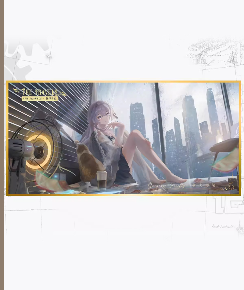 Honkai: Star Rail "Travel Diary" Shikishi Art Board - Castorice, Firefly & Robin