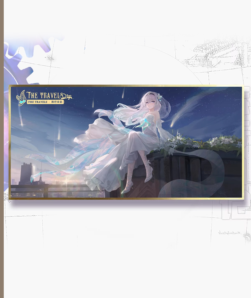 Honkai: Star Rail "Travel Diary" Shikishi Art Board - Castorice, Firefly & Robin