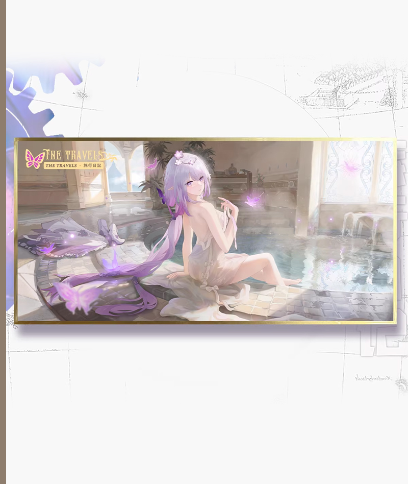 Honkai: Star Rail "Travel Diary" Shikishi Art Board - Castorice, Firefly & Robin