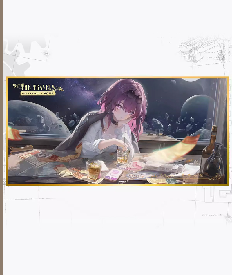 Honkai: Star Rail "Travel Diary" Shikishi Art Board - Castorice, Firefly & Robin