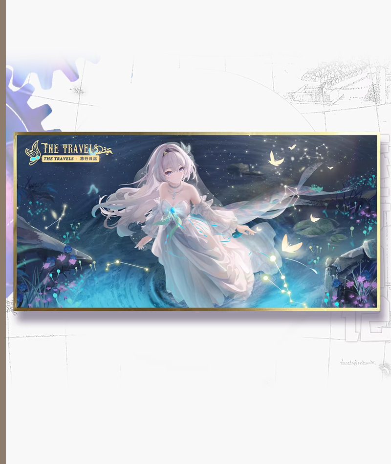 Honkai: Star Rail "Travel Diary" Shikishi Art Board - Castorice, Firefly & Robin