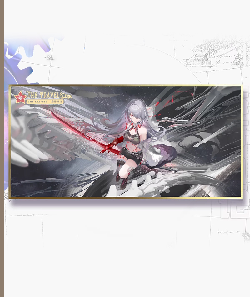 Honkai: Star Rail "Travel Diary" Shikishi Art Board - Castorice, Firefly & Robin