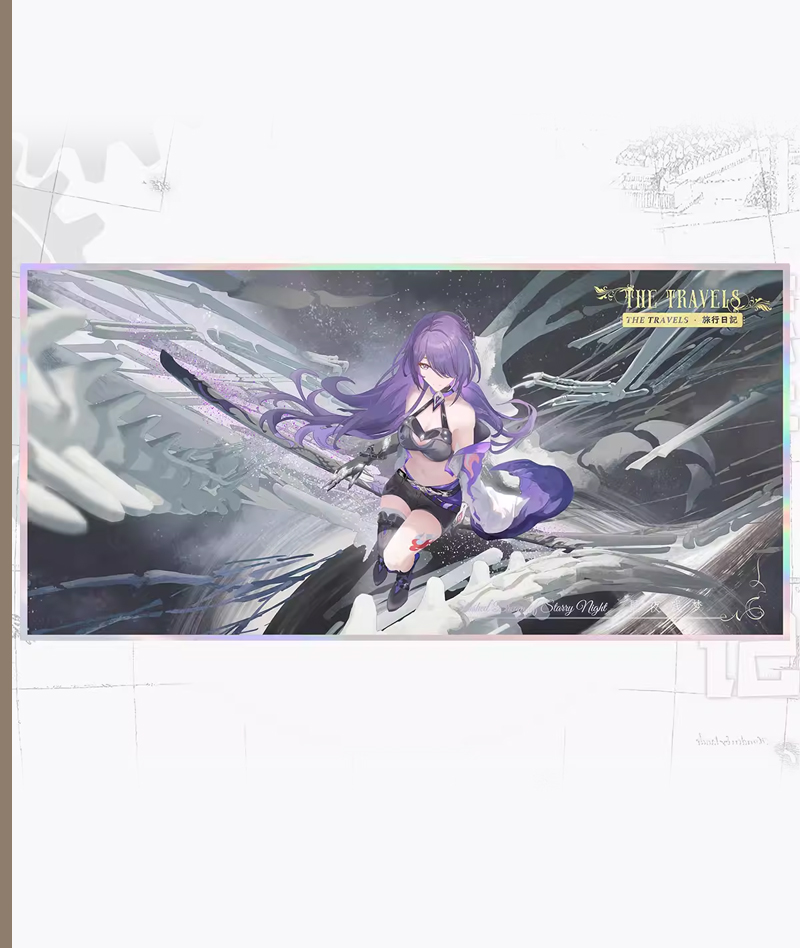 Honkai: Star Rail "Travel Diary" Shikishi Art Board - Castorice, Firefly & Robin