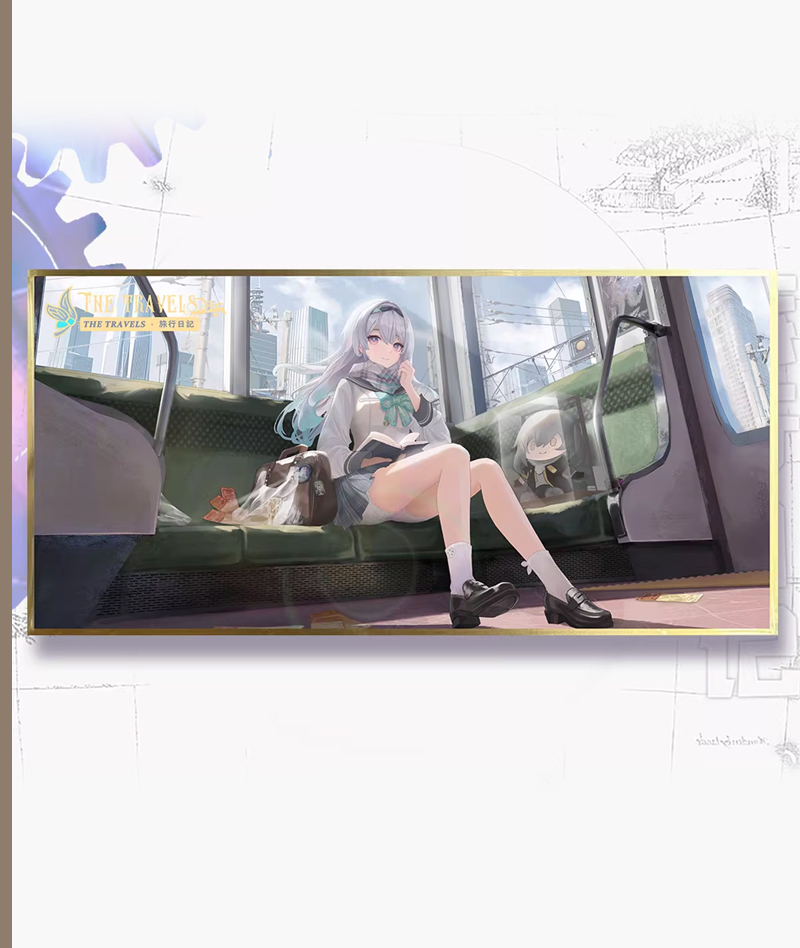 Honkai: Star Rail "Travel Diary" Shikishi Art Board - Castorice, Firefly & Robin